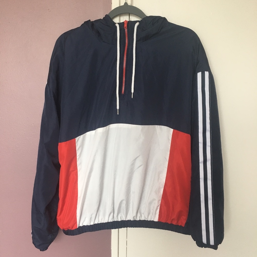 Windbreaker ❤️💙🤍